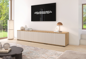 Bello szafka RTV 210cm na nóżkach 