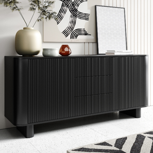 Komoda 2D3S Trenza Czarna